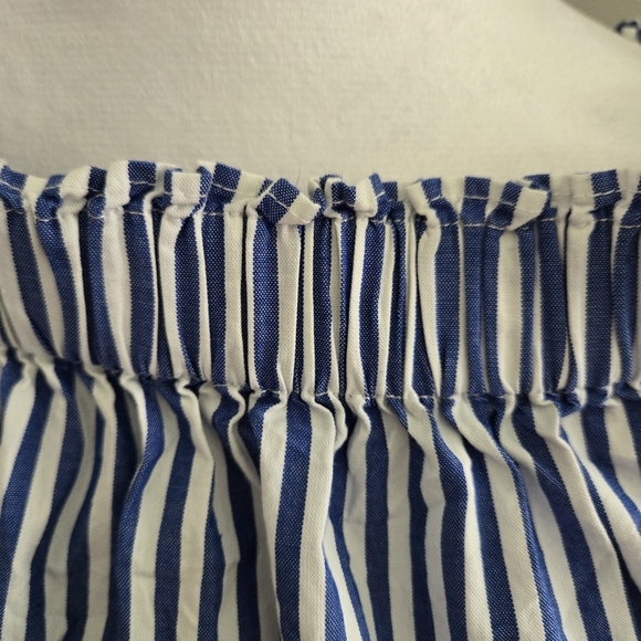 Gap Womens Medium Blue Striped Dress - Picture 4 of 13